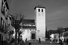 Placeta de San Miguel Bajo en el barrio del Albaycin de Granada. Diciembre de 2009.