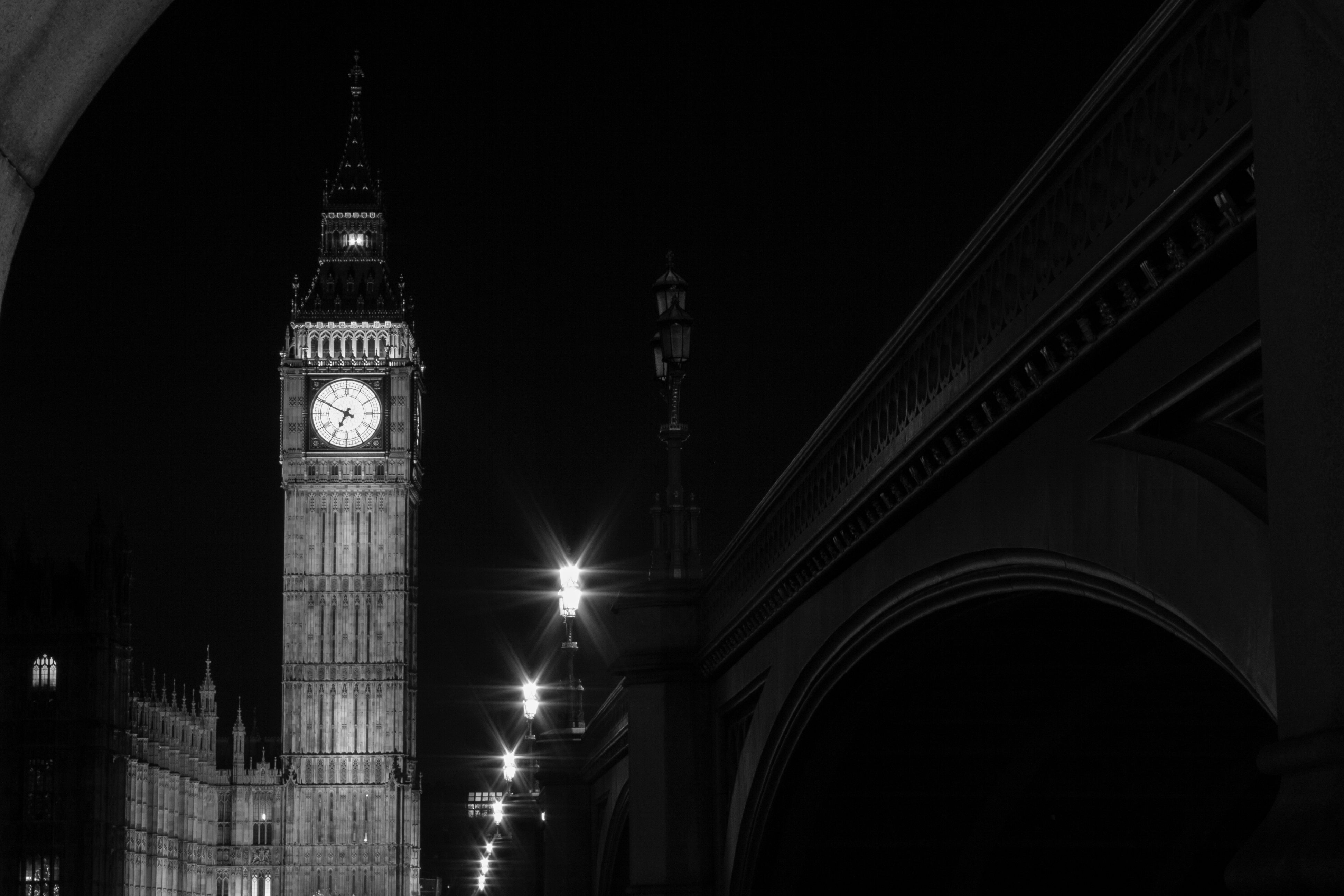 El Big Ben, reloj del Parlamento Británico, en Londres. Diciembre de 2011.